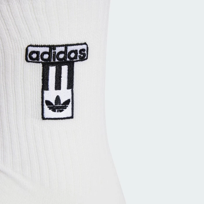 adidas Adibreak Crew Socken weiß/schwarz, 2 Paare