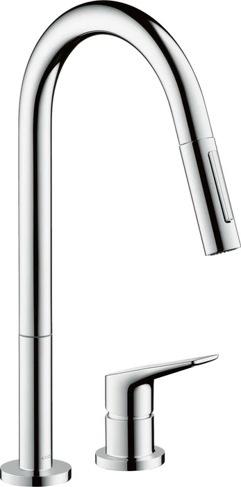 Hansgrohe Axor Citterio M 2-Loch 220 mit Ausziehbrause chrom