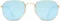 Ray-Ban RB3548N Hexagonal Flat Lenses 51mm gold/light blue flash Vorschaubild