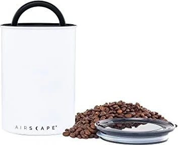 Airscape Kaffeedose mittel Aufbewahrungsbehälter weiß matt