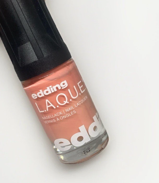 edding L.A.Q.U.E. Nagellack 157 Lucky Light Coral, 8ml