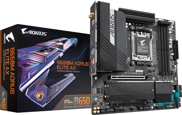 GIGABYTE B650M AORUS Elite AX (Rev. 1.0) (AMD AM5)
