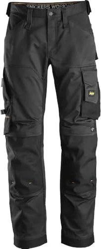 Snickers Workwear Stretch Loose Fit Hose lang schwarz (Herren)