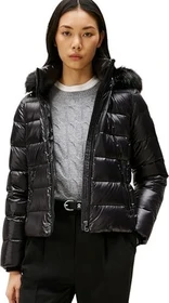 Tommy Hilfiger Gloss Down Slim Jacke schwarz (Damen)