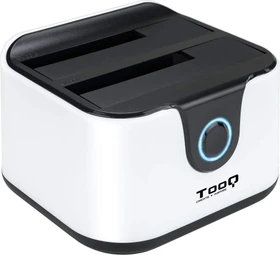 TooQ Docking Station 2.5"/3.5" - SATA, USB-B 3.0/USB-A 2.0 (TQDS-802BW)