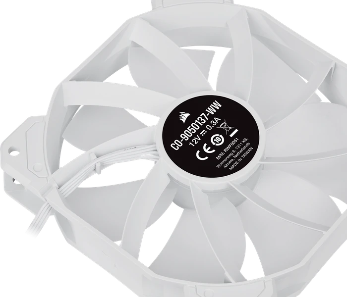 Corsair SP Series iCUE SP120 RGB Elite Triple Fan Kit, weiß, LED-Steuerung, 120mm, 3er-Pack