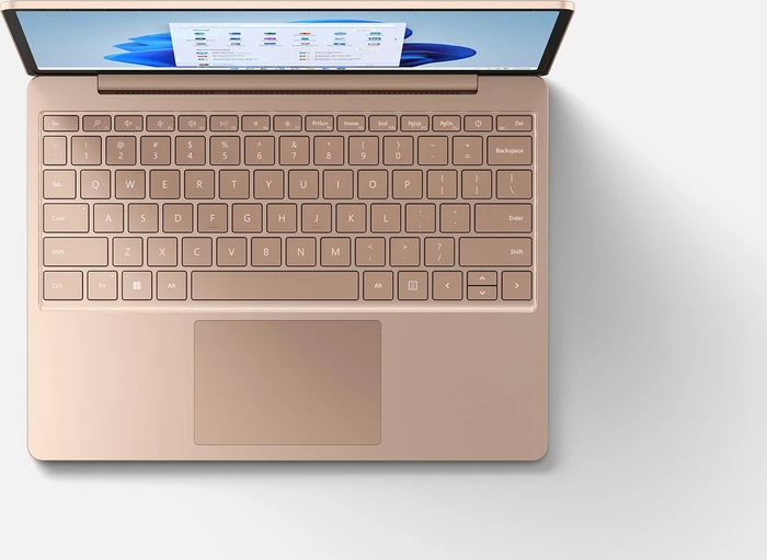 Microsoft Surface Laptop Go 2, Sandstein, Core i5-1135G7, 8GB RAM, 128GB SSD, UK, Business