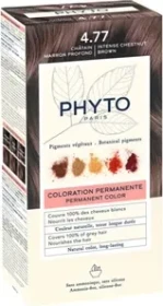 Phyto Color Haarfarbe Kit 4.77 intense chestnut brown, 112ml