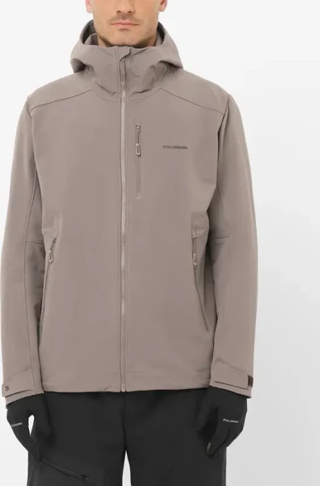 Salomon Outpeak Hooded Funktionsjacke iron (Herren)