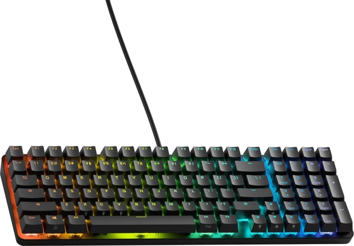 Glorious GMMK Eternal 96%, schwarz, LEDs RGB, Glorious Fox Linear, USB, US
