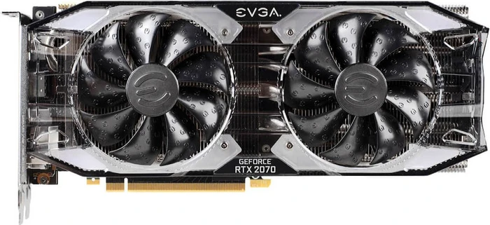 EVGA GeForce RTX 2070 XC Black Edition Gaming, 8GB GDDR6, HDMI, USB-C, 3x DP