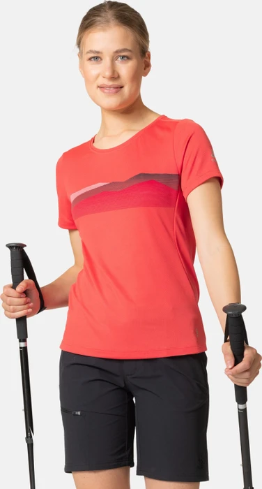 Odlo F-Dry Funktionsshirt kurzarm cayenne (Damen)