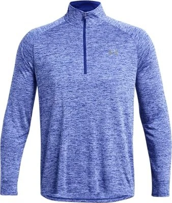 Under Armour Tech 2.0 Half Zip Funktionsshirt langarm royal/black (Herren)