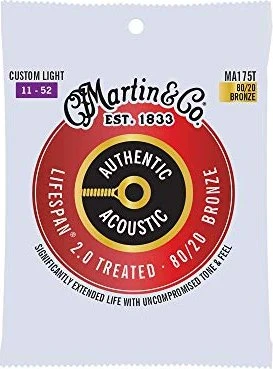 Martin Authentic Acoustic Lifespan 80/20 Bronze Custom Light