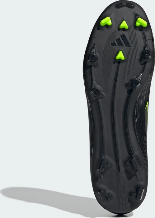 adidas F50 League FG/MG core black/iron metallic/lucid lemon