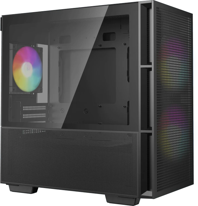 DeepCool CH360, schwarz, Glasfenster
