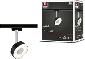 Paulmann URail Circle Schienensystem LED Spot 5W schwarz matt, 1 Stück