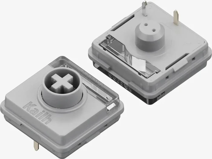 Lofree Flow 2 100, Silver, LEDs weiß, Kailh LOW PROFILE Void, USB/Bluetooth, US