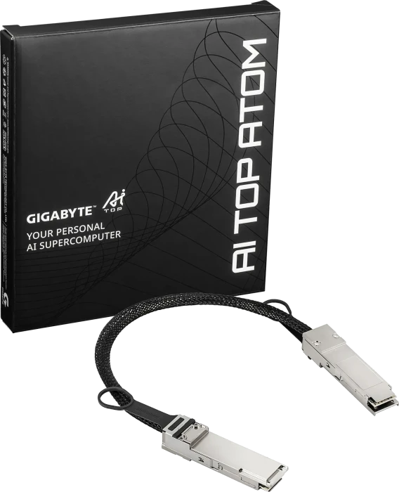 GIGABYTE 400G 0.4m LAN-DAC, Twinax, QSFP112