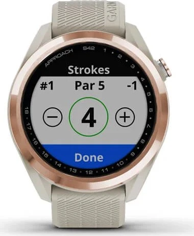Garmin Approach S42 rose gold/light sand