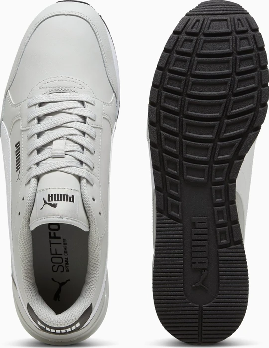 Puma ST Runner v4 Leather cool light gray/puma white/puma black