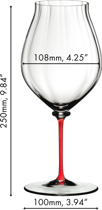 Riedel Fatto A Mano Performance Pinot Noir Rotweinglas rot