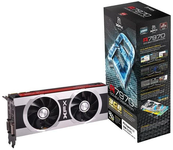 XFX Radeon HD 7970 DD, 3GB GDDR5, 2x DVI, HDMI, 2x mDP