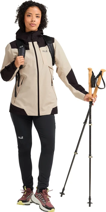 Jack Wolfskin Flextrail 2L Funktionsjacke oyster (Damen)
