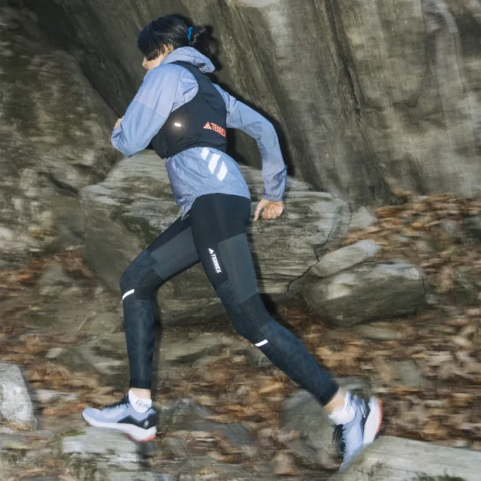 adidas Terrex Agravic Trail Running Leggings Laufhose lang carbon (Damen)