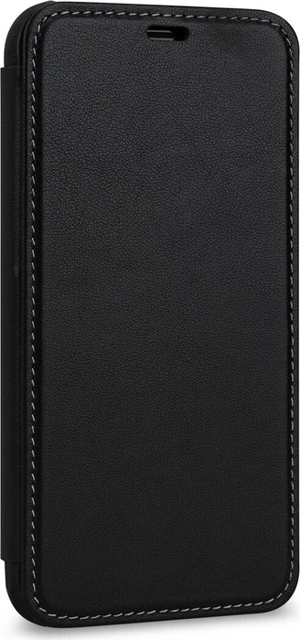 Stilgut Book Type Leather Case Nappa für Apple iPhone 11 Pro schwarz