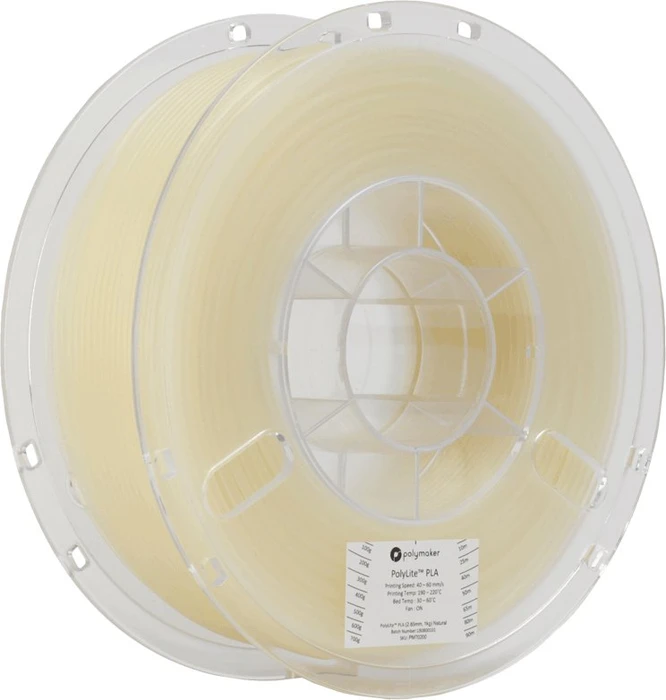 Polymaker PolyLite PLA, beige/natur, Spule, 2.85mm