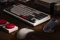 8BitDo Retro R8 Mouse mit Ladestation, N Edition, grau/rot, USB/Bluetooth Vorschaubild