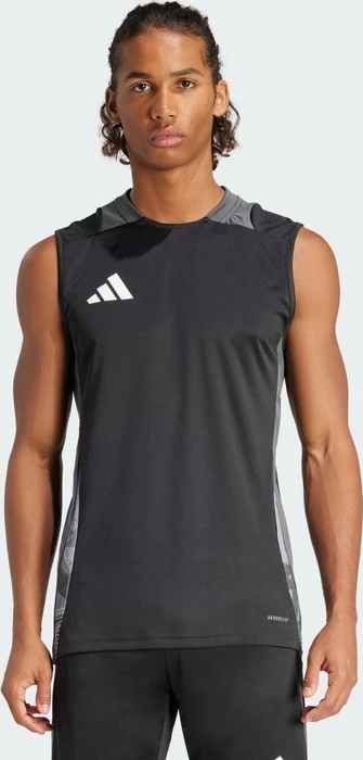 adidas Tiro 24 Competition Sleeveless Trainings Trikot ärmellos black/team dark grey (Herren)