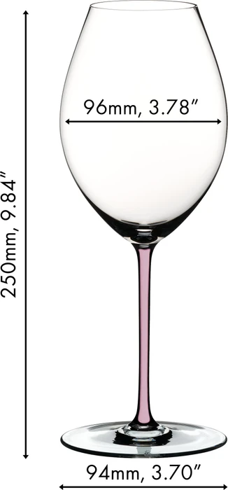Riedel Fatto A Mano Syrah Rotweinglas rosa