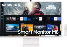 Samsung Smart Monitor M8 M80C Warm White, 27"