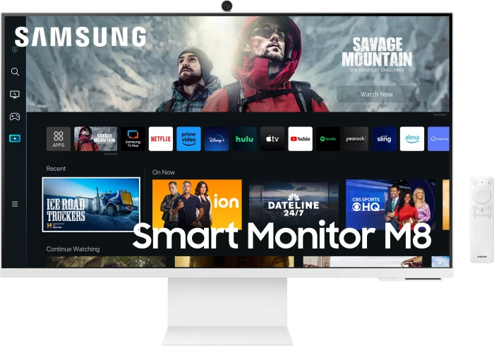 Samsung Smart Monitor M8 M80C Warm White, 27"