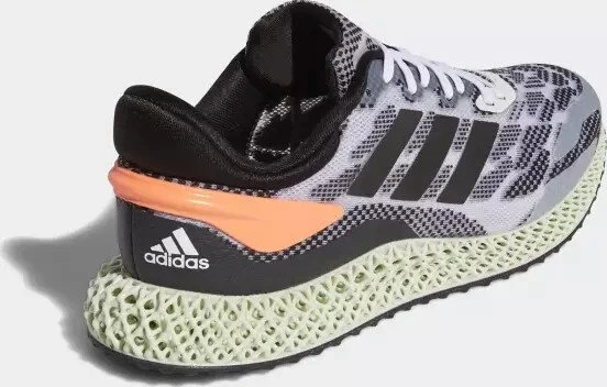 adidas 4D Run 1.0 cloud white/core black/signal coral