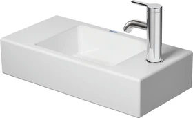 Duravit Vero Air Handwaschbecken rechteckig 50x25cm, mit Hahnloch rechts, ohne Überlauf, weiß