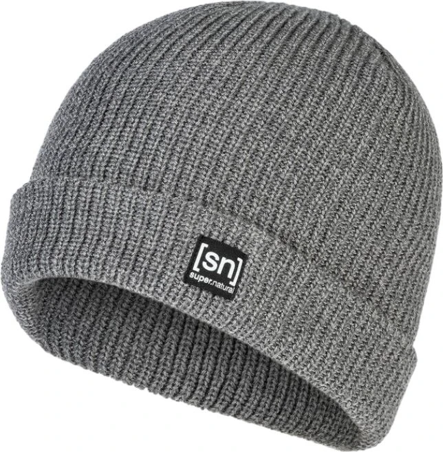 super.natural Merino Basic Beanie cashmere grey melange