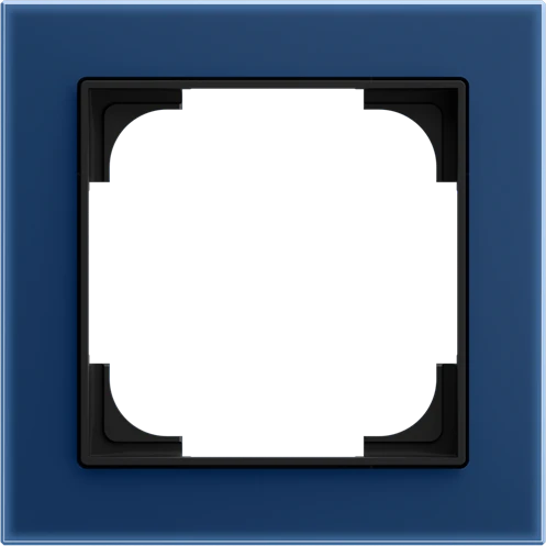 Busch-Jaeger Busch-art linear Abdeckrahmen 1-fach, blauglas