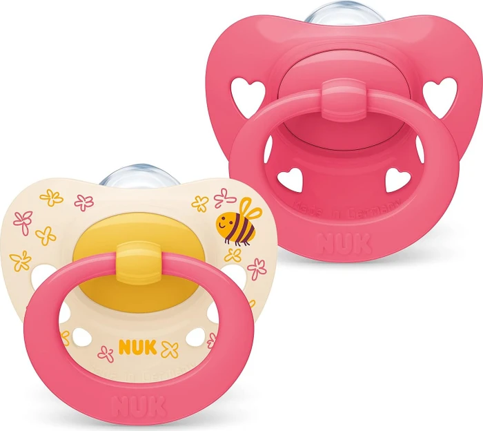 NUK Signature Silikon Schnuller, 18-36M, 2er-Pack
