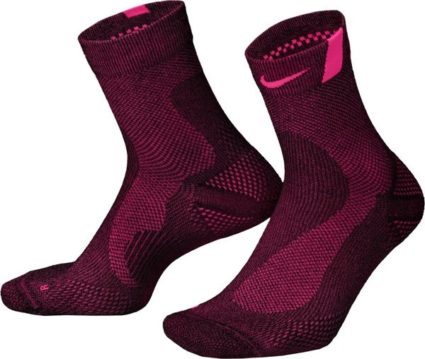 Nike Lightweight Micro Crew Laufsocken black/hyper pink