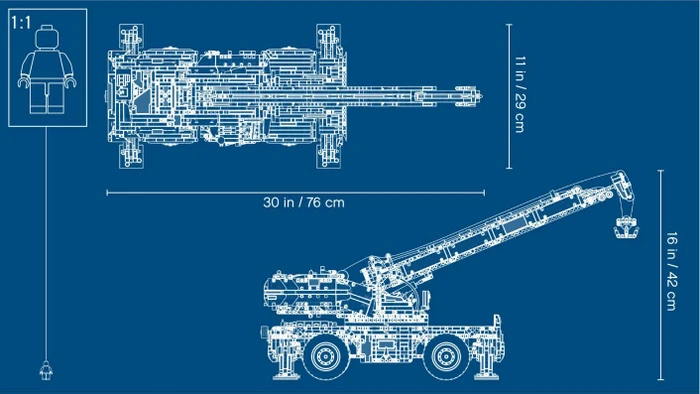 LEGO Technic - Geländegängiger Kranwagen