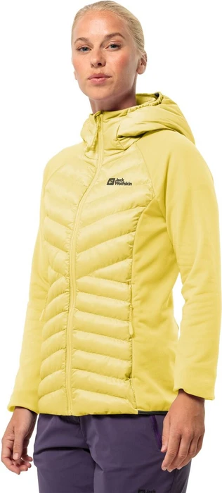 Jack Wolfskin Routeburn Pro Hybrid Jacke lemon ice (Damen)
