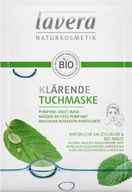 Lavera Salizylsäure & Bio-Minze Klärende Tuchmaske, 21ml