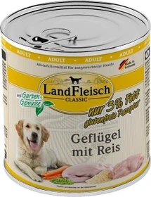 LandFleisch Pur mit Geflügel und Reis, 800g
