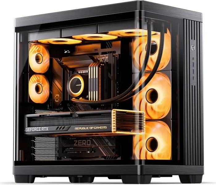 Jonsbo TK-4 Black, Glasfenster