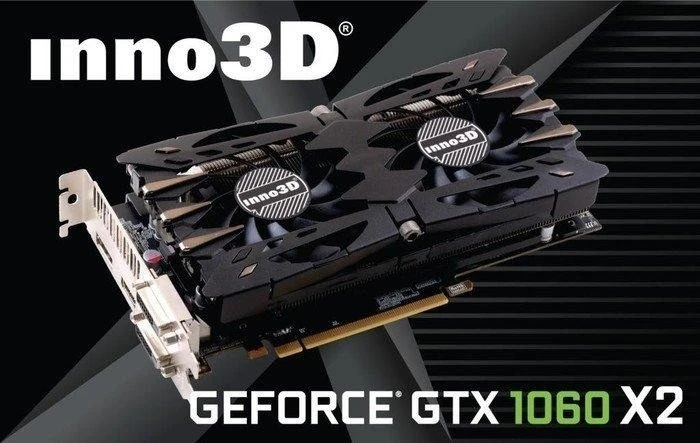 INNO3D GeForce GTX 1060 Twin X2, 6GB GDDR5, 2x DVI, HDMI, DP