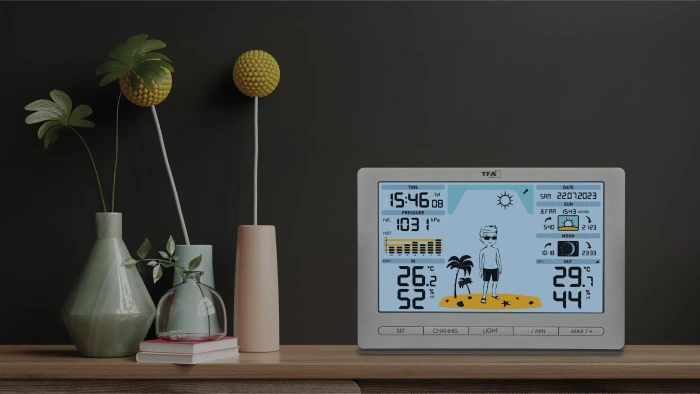TFA Dostmann Funk-Wetterstation mit Thermo-/Hygrosensor, Set