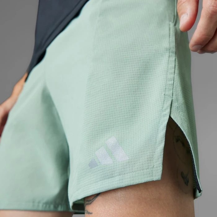 adidas Designed for Training HIIT Workout Heat.RDY Trainingshose kurz silver green (Herren)